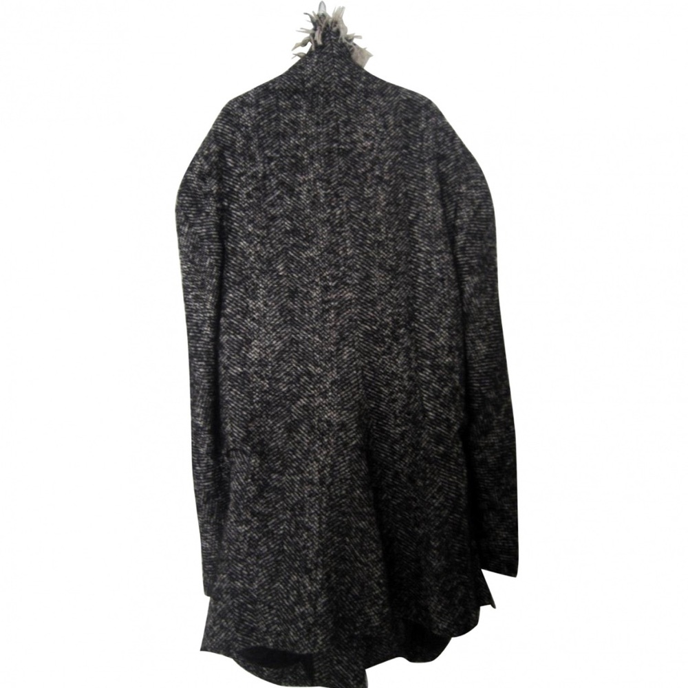 Alexander McQueen Gray Wool And Mohair Coat - Picture 4 of 6
